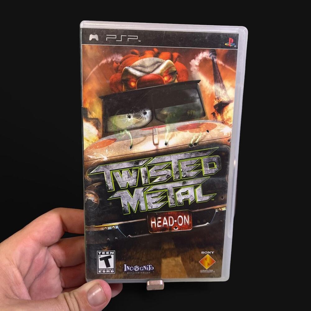 Twisted Metal Head On PSP Game CIB Great Condition !